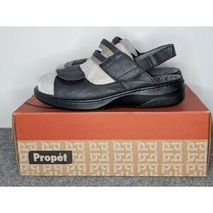 NEW Propét Women's Size 9 X (2E) Greta Comfort Walking Sandals WSO053L Black